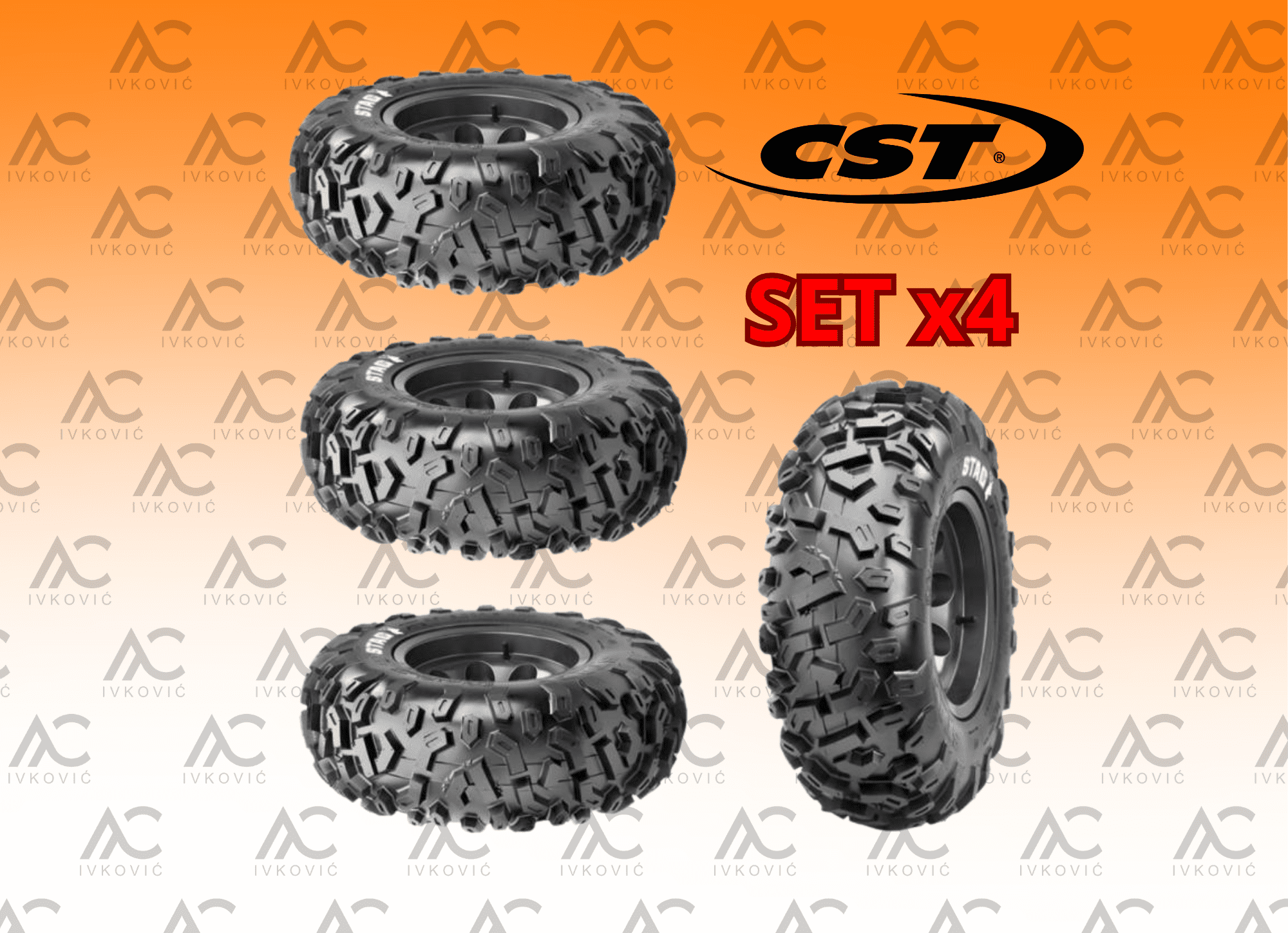 CST STAG SET 27×9-R14 / 27×11-R14