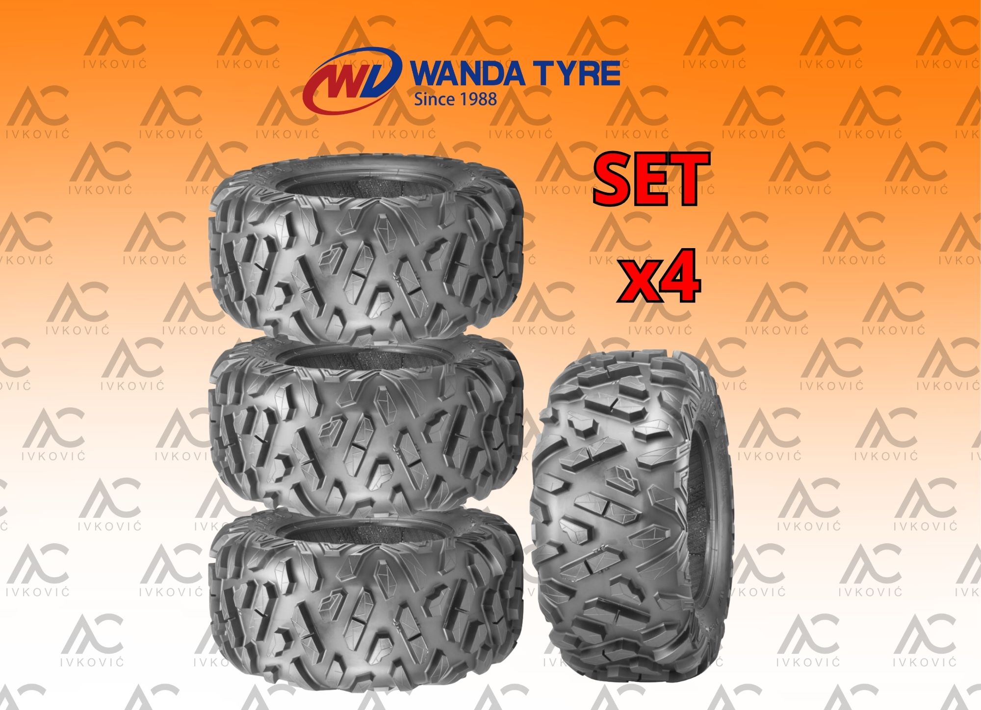 WANDA P3501 SET 27×9-R14 / 27×11-R14