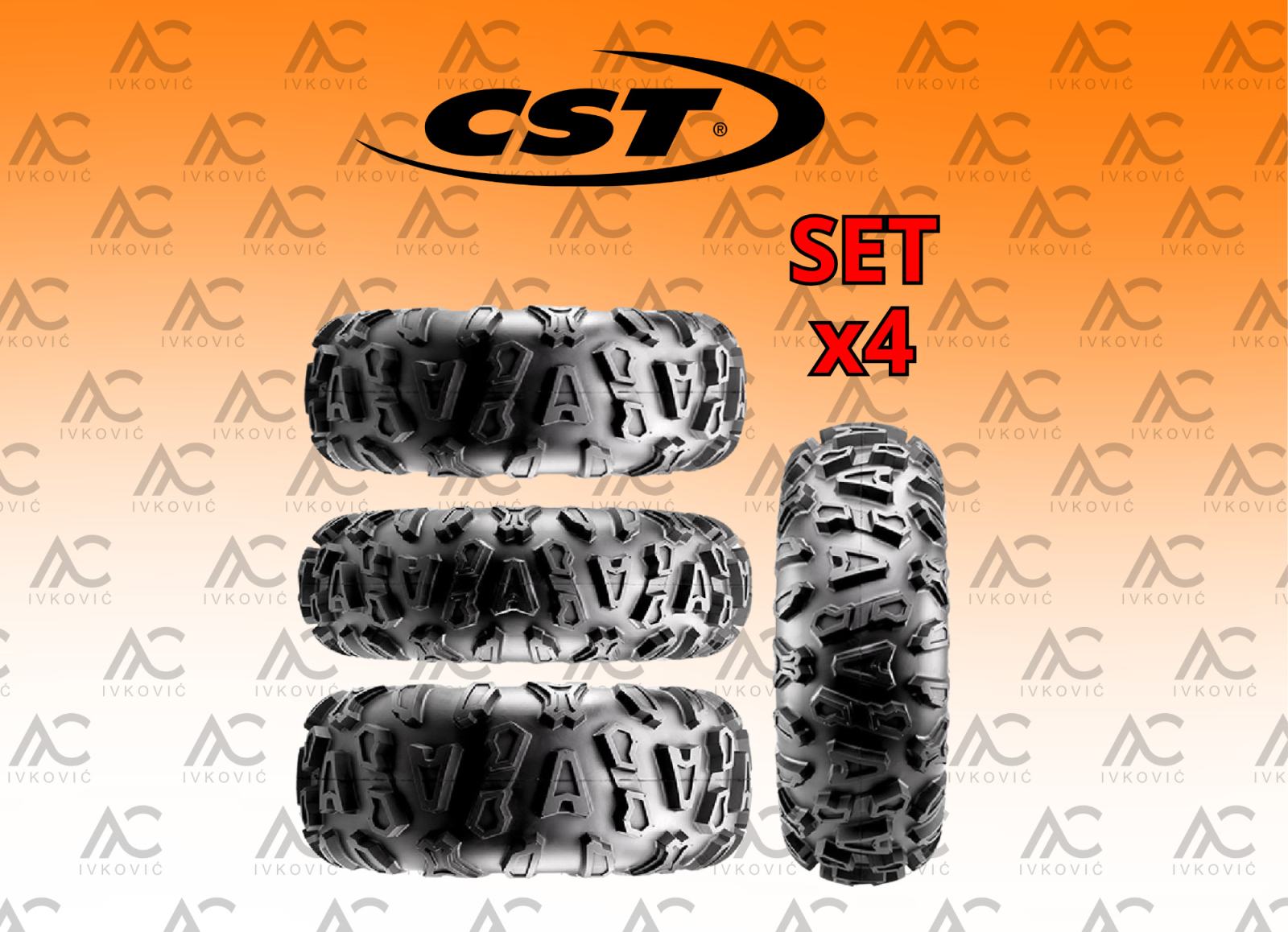 CST ABUZZ SET 26×9-R14 / 26×11-R14