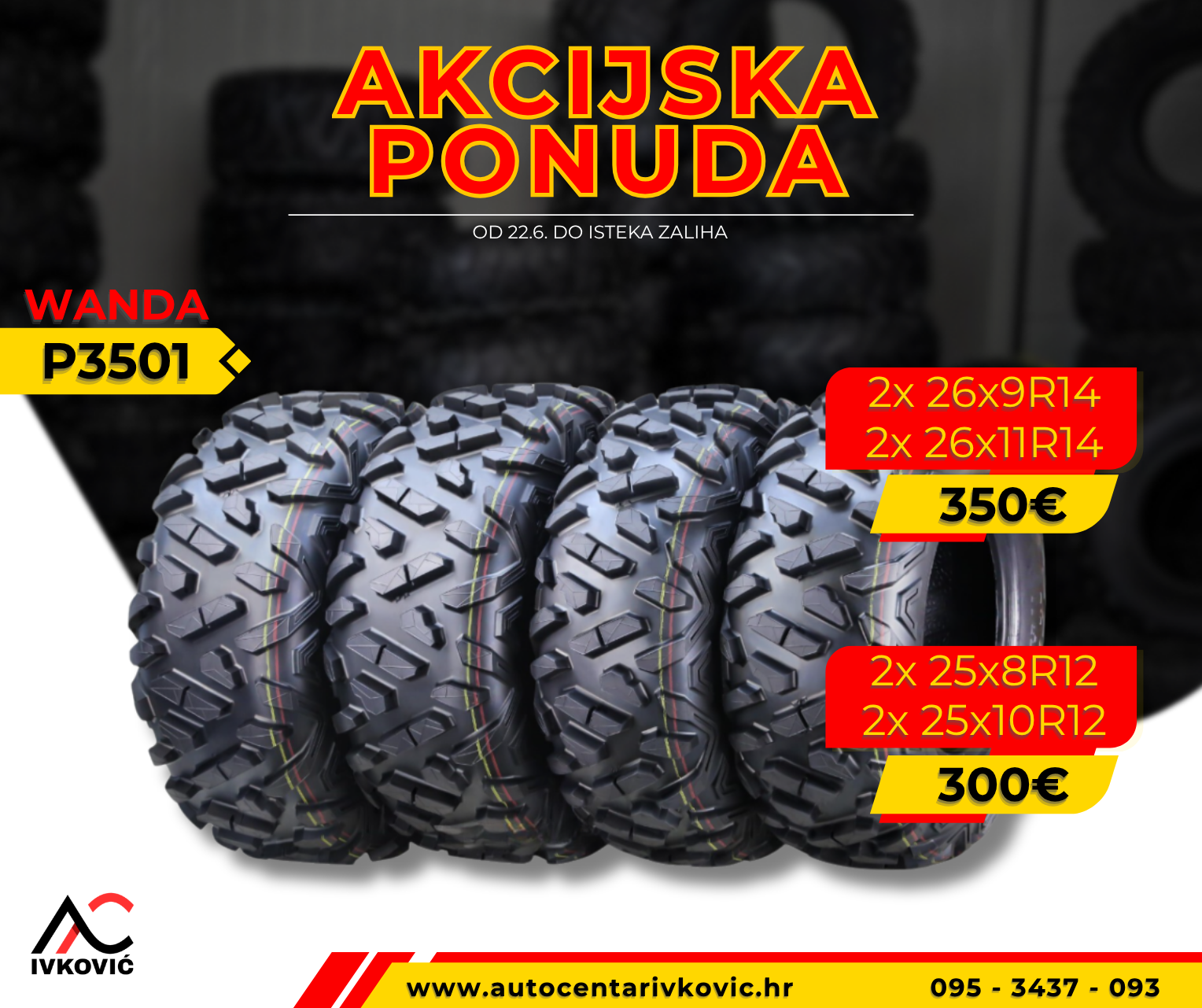 WANDA P3501 – 26x9R14 – 26x11R14 – AKCIJSKA CIJENA